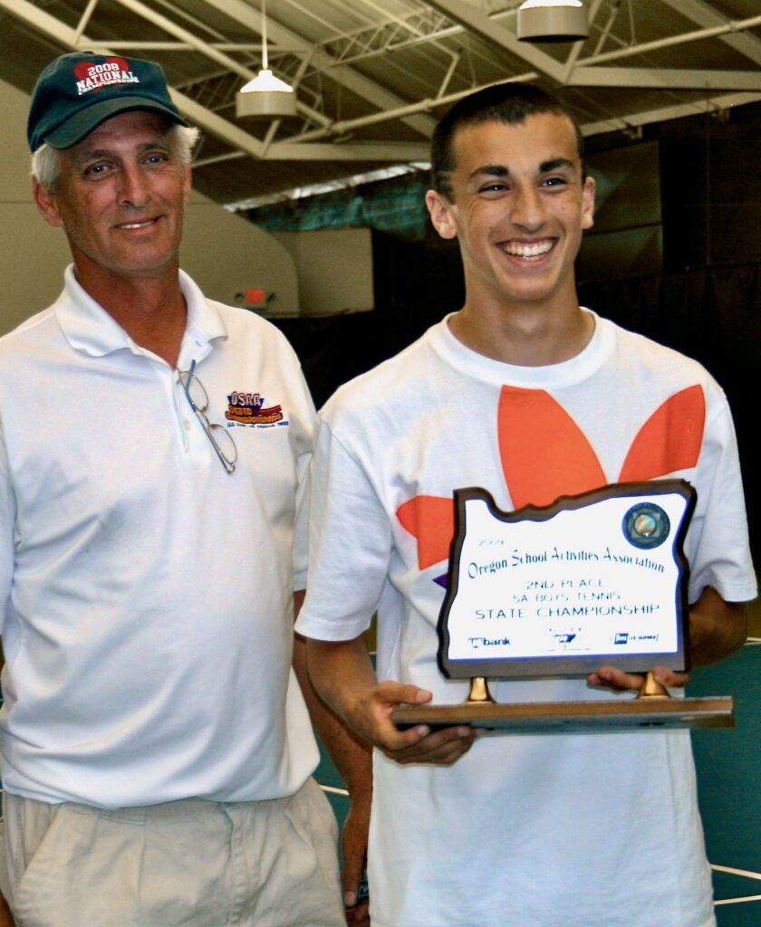 Photo of Alex Rovello with award